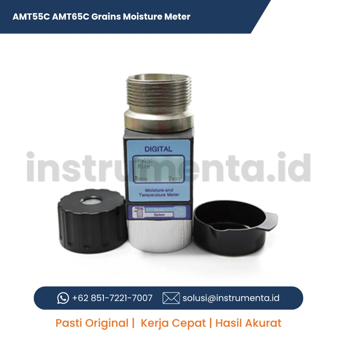 Official Supplier AMT55C AMT65C Grains Moisture Meter Alat Ukur Kadar Air Biji Kopi dan Kakao Digital Akurasi Tinggi